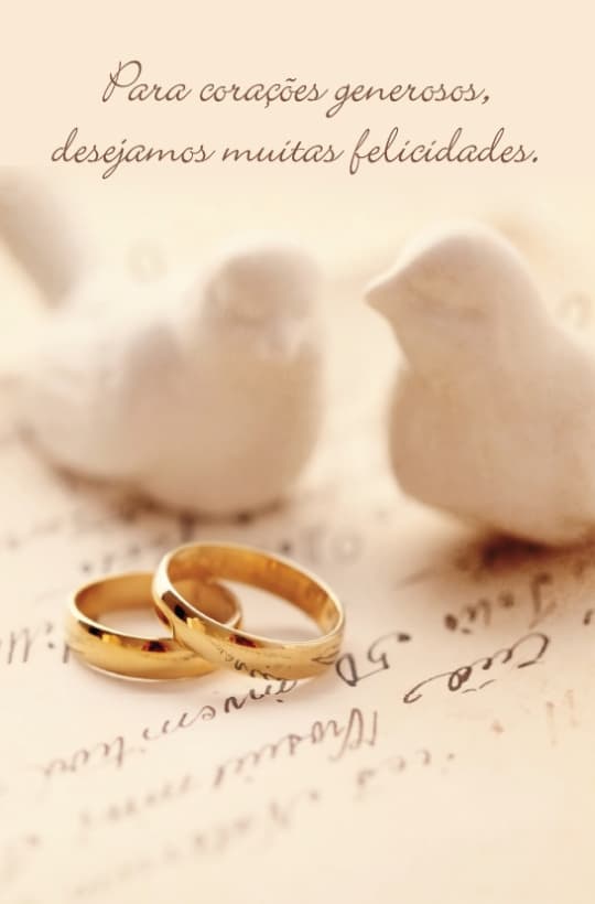 Cartão Pastoral do Dízimo (C8) - aniversário de Casamento 