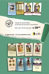 Produto Scala Editora - Livro: Coleção de Estudo Bíblico no Formato de Encontros Comunitários - Cartões para Pastoral do Dízimo Kits Ofertas